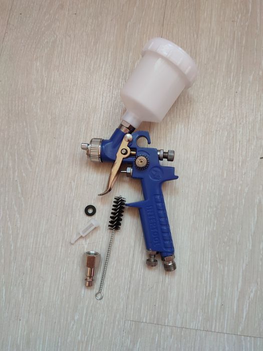 Краскопульт пневматический HVLP MINI  форсунка 0.8 мм 1.0 мм 1.2 мм