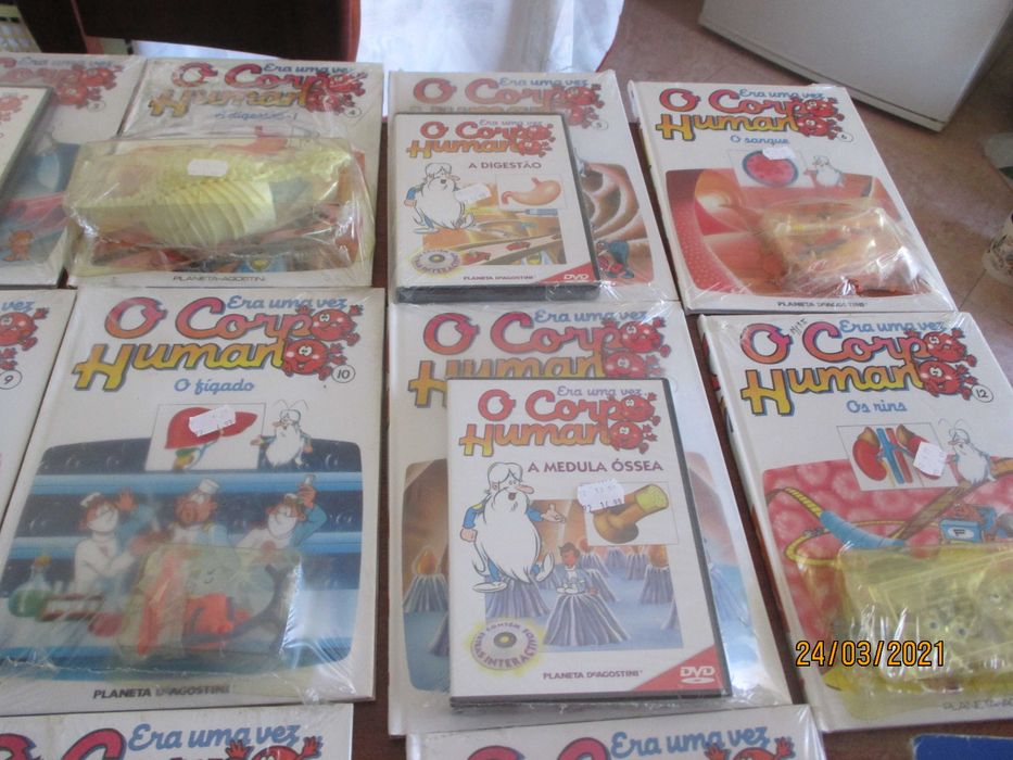 Several publications "Once Upon a Time: The Human Body" Books and DVDs64285906098435121