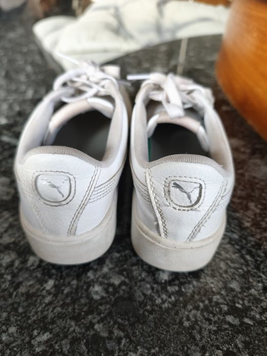 Sapatilhas brancas Puma menina