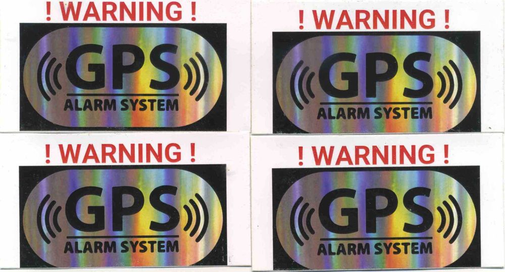 Наліпка наклейка стікер на скутер, мотоцикл, авто GPS alarm