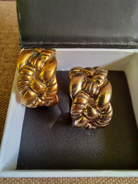 Pierścionki a'la obrączki komplet 2szt