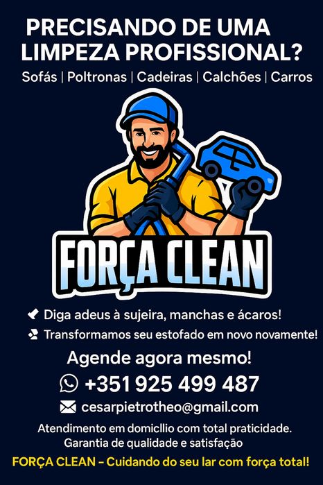 Força Clean Higienização de Estofos