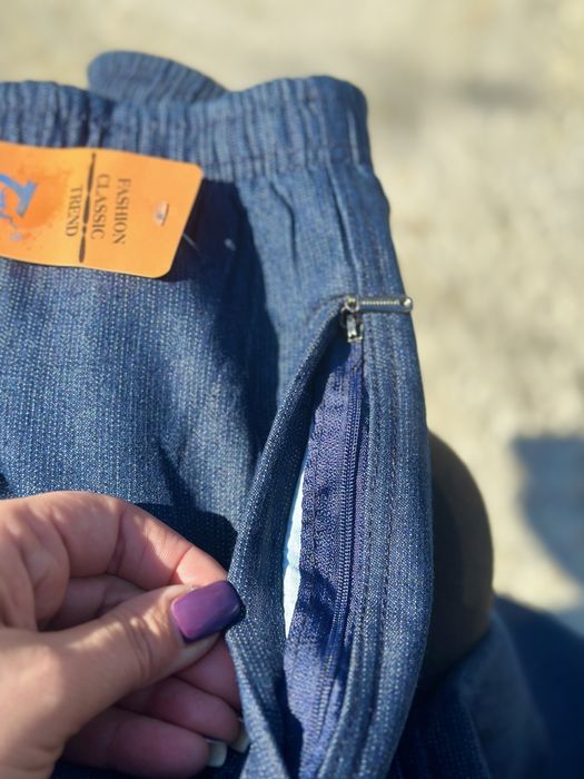 Теплі джинси на резинці чоловічі утеплені джинси на флісі 50 52 54 56