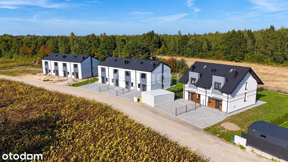 Nowe mieszkanie z ogródkiem  83,27 m² Radłów / Wola Radłowska  zew.
