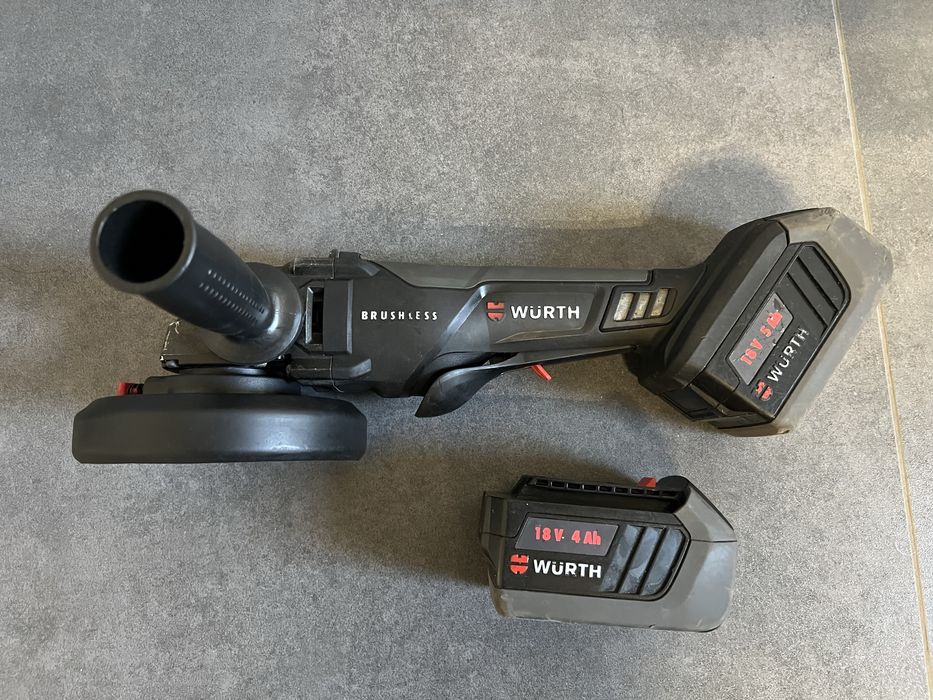 Безщіткова Акум. Болгарка Würth AWS 18-125 P Compact