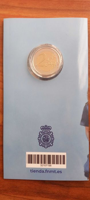 Moeda 2€ Espanha Proof 2024 Polícia Nacional