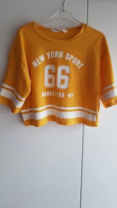 Nowość 2024:) krótka bluzeczka H&M roz 146/152