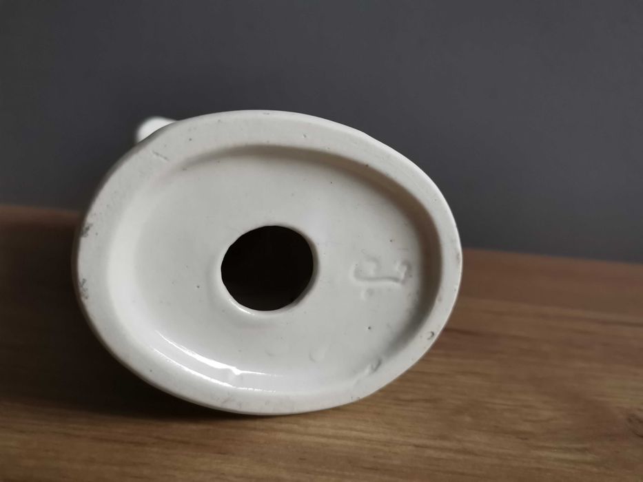 Stara figurka Anioł Śląski porcelana Jan Jezela Katowice PRL - unikat