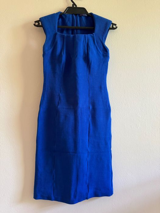 TRUSSARDI JEANS  chabrowa sukienka