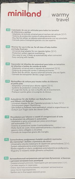 Aquecedor Biberões  ligação isqueiro carro