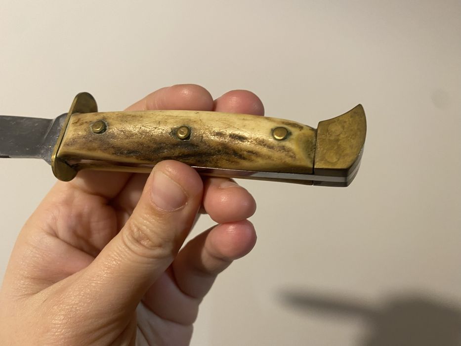 Nóż mysliwski gerlach retro staroć prl