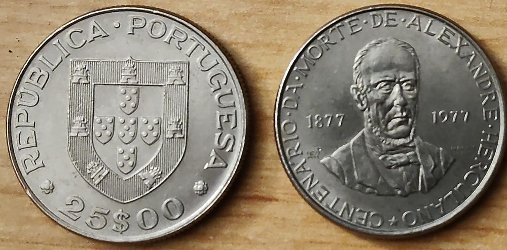 Moedas 25$00 Portugal