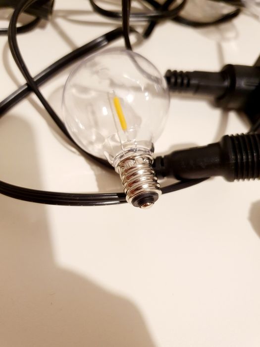 Lampki Girlanda 25 żarówkę led, długość 10m