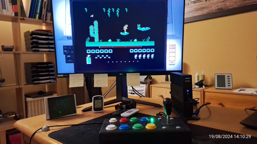 Praworęczny uniwersalny joystick arkadowy usb