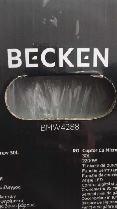 Forno Microondas Becken 30L Novo Na Caixa Função Gril e muito mais