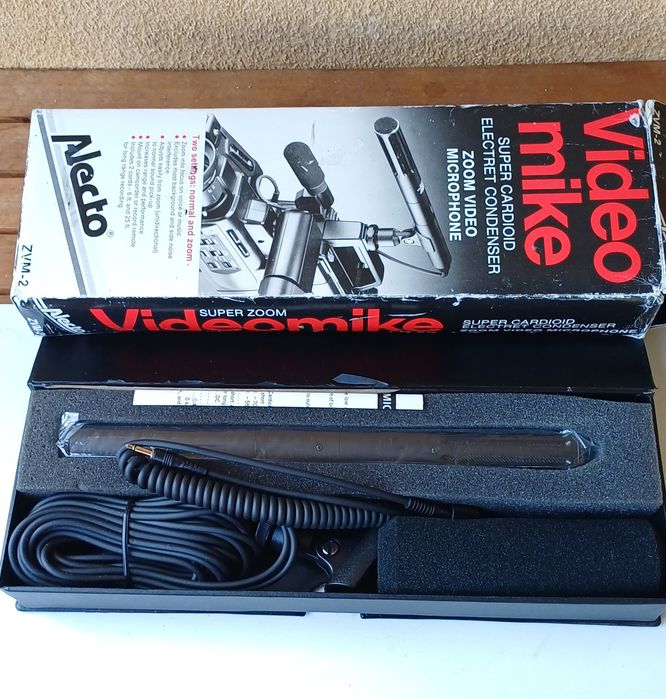 Mikrofon do kamery kamera video wideo Alecto