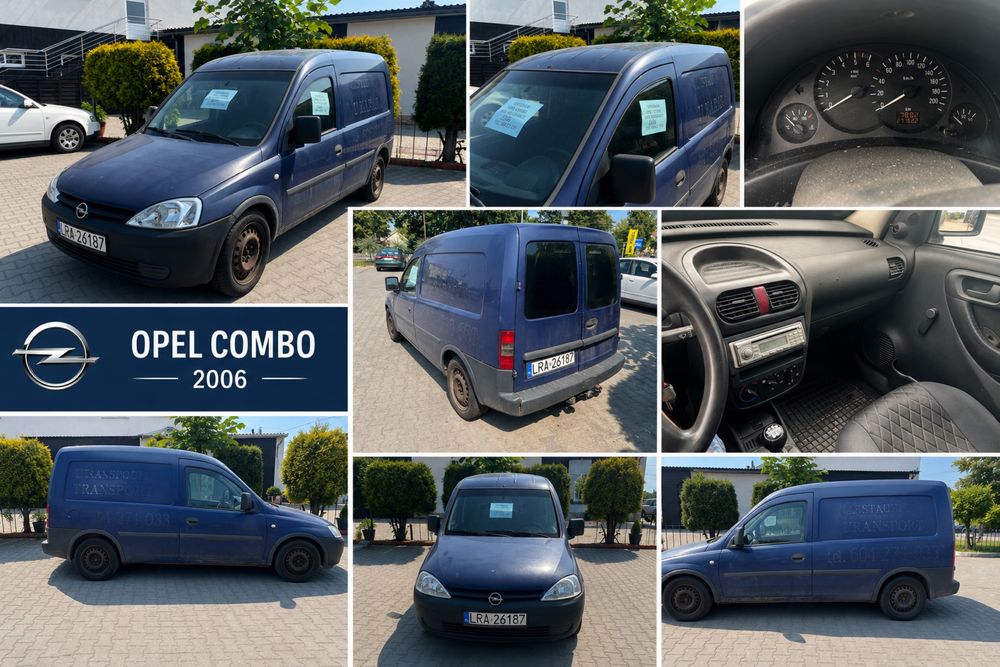 Opel Combo 1.3 CDTI • 2006 • 271 600 km • Hak • Ekonomiczny dostawczy