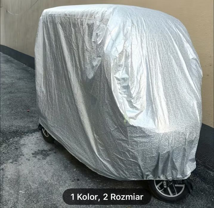 Pokrowiec folia zadaszenie przykrycie garaz micro car skuter elektrycz