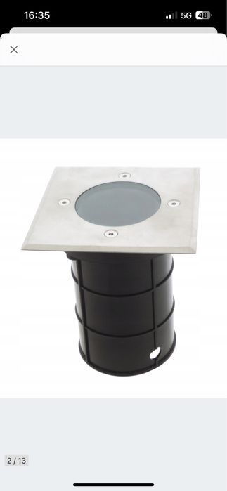Lampa najazdowa do kostki brukowej ogrodowa