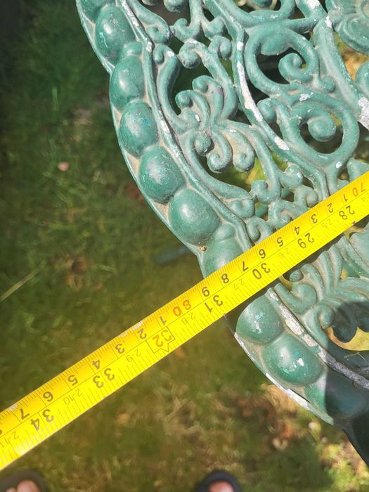 Zestaw całorocznych aluminiowych mebli ogrodowych. Stół +2 krzesła