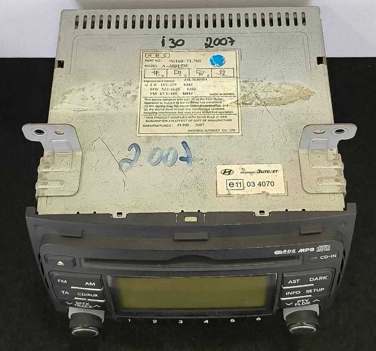 Rádio / Auto Rádio 96160-2L200 - HYUNDAI i30 Combi