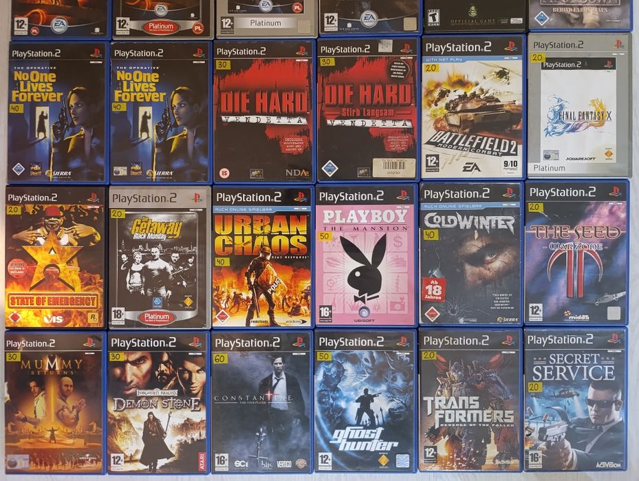 Kolekcja gier na PS2  Nr. 7/9 * Sprawdź * 313 Pozycji * wysyłka gry *