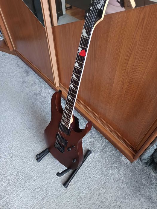 Gitara elektryczna Ibanez GRG121DX WNF + stojak gratis, stan b.dobry!
