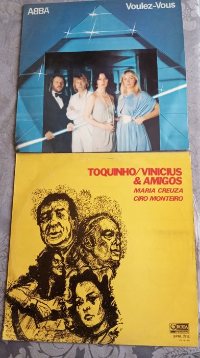 Discos de vinil antigos