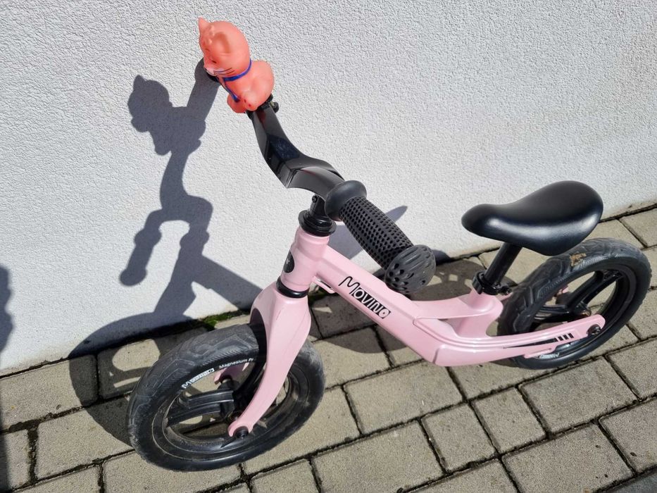 Rower biegowy, biegówka Movino różowy