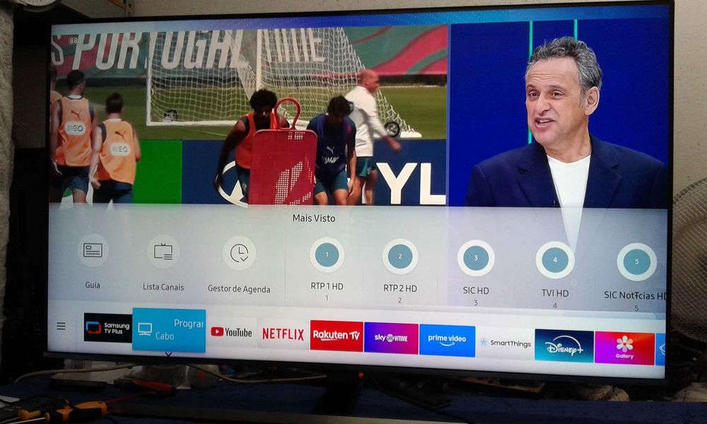 Vendo Smart Tv Led 4K Samsung de 55 polegadas