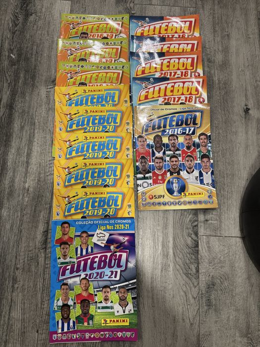 14 cardenetas Coleção oficial de cromos Liga nos