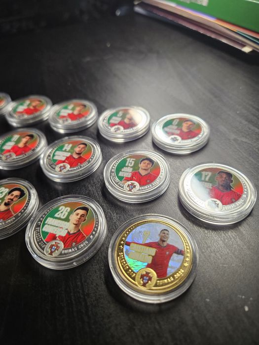 Coleção Icoins moedas FPF Portugal mundial 2026