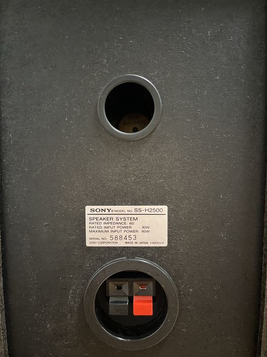 Колонки, Монітори Sony SS-H2500