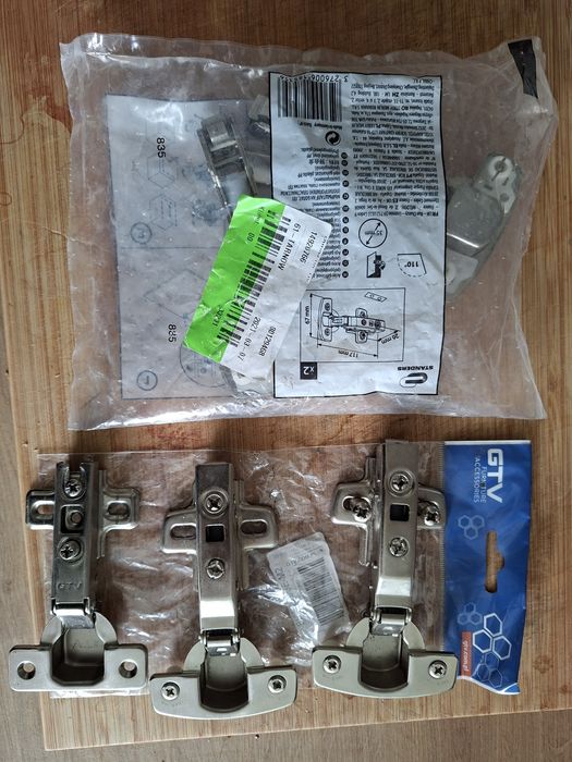 Zawias meblowy GTV 5 sztuk