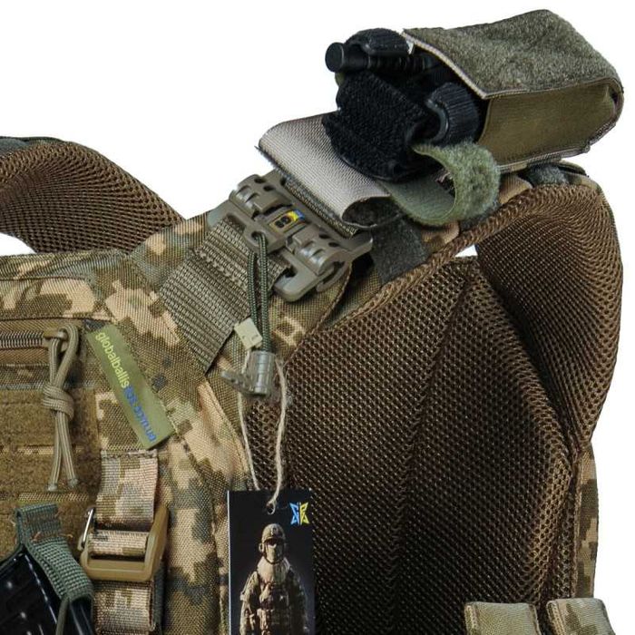 Покращена плитоноска Warmor Gen.3 Max Pro піксель + 9 підсумків