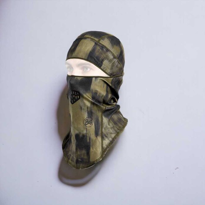 Тепла зимова балаклава Buff Thermonet Balaclava, Itakat Bark