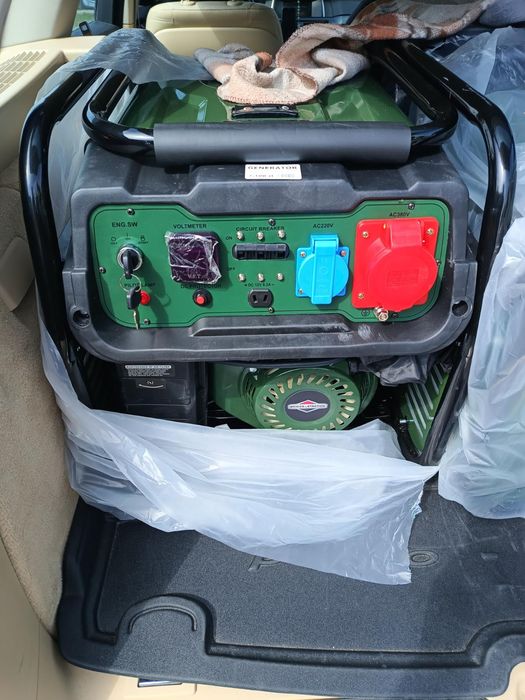 Agregat prądotwórczy schonefeld Nowy trzyfazowy 6,9KW, dwu fazowy3,9KW