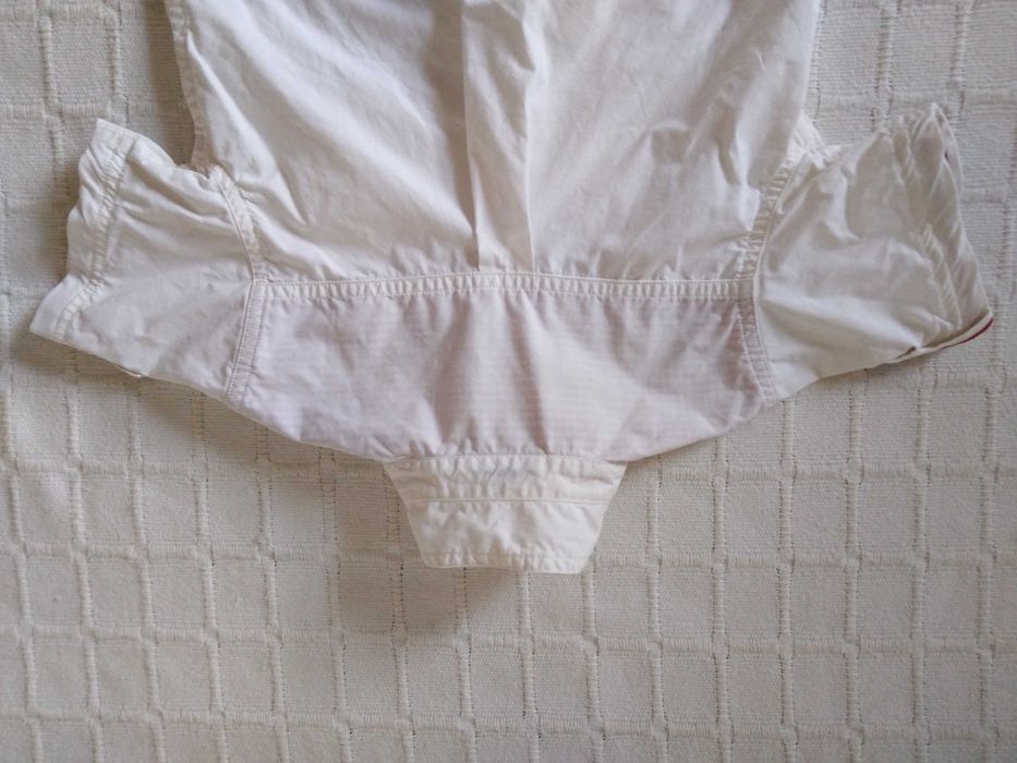 Camisa Branca Manga Curta DPam (Du Pareil au Même) 23 Meses