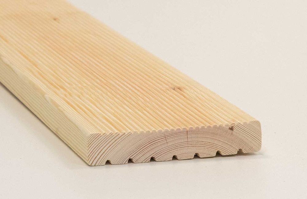 Deska tarasowa świerk 27x145 mm - dł. 420 cm Ryfel i Gładka
