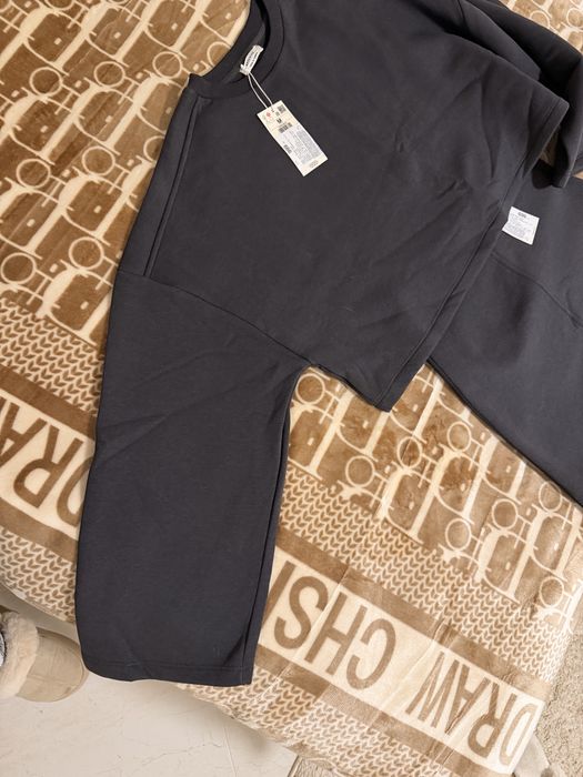 Флісовий костюм жіноч ZARA S юбка і светер овер сайз утеплений костюм