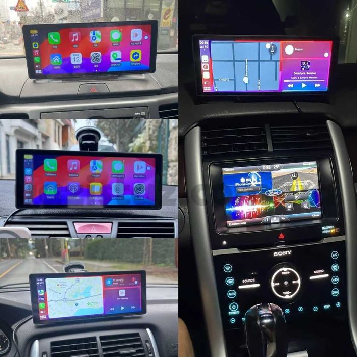 Универсальный сенсорный дисплей, монитор CarPlay и Android Auto в авто