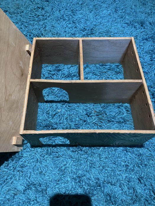 Domek trzykomorowy dla chomika, myszy