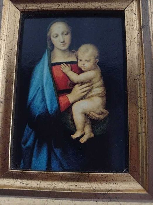 Quadro Vintage da coleção ”Os Tesouros da Pintura”  Antiguidade  Colecções Philae