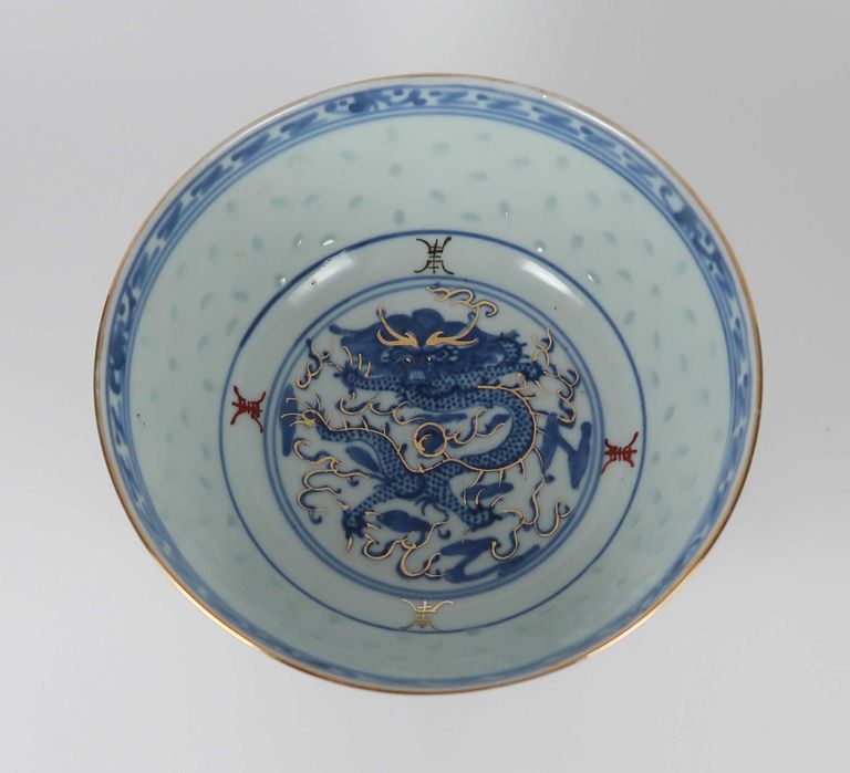 Taças Porcelana da China, antigas, CADA