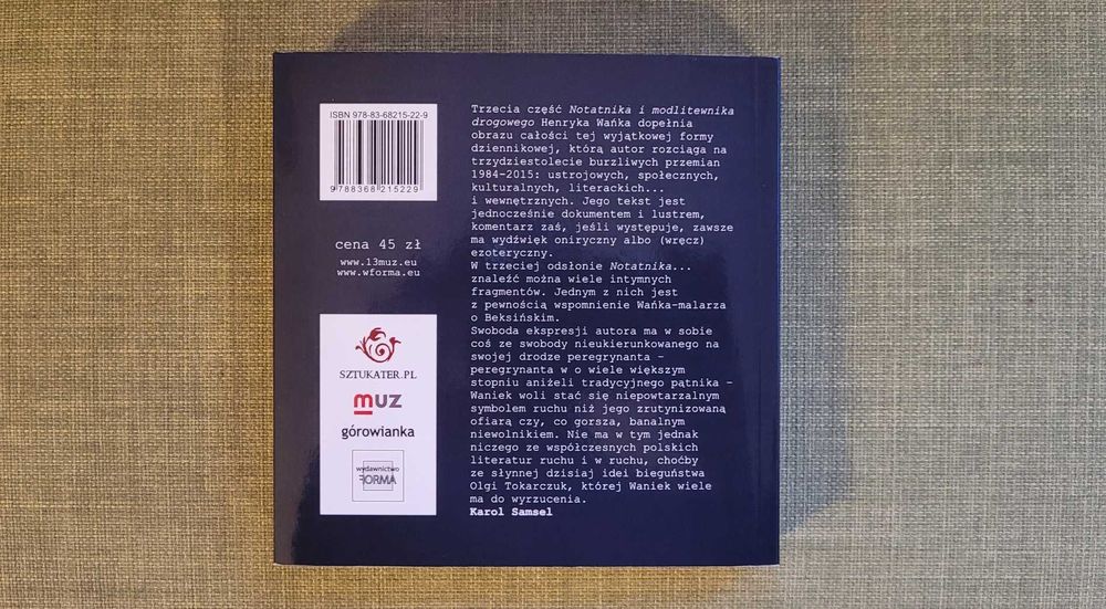 Notatnik i modlitewnik drogowy III, Henryk Waniek