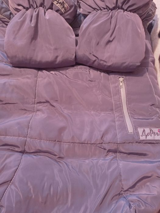 Зимовий конверт в коляску на овчині ДоРечі Trend Графітовий