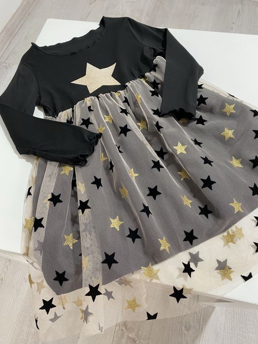сукня зірочки зірки платье звездочки 3,4,5,6,7 років 104 110 116 122