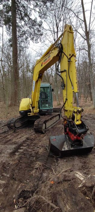 Koparka Yanmar Sv100 Rototilt Gumowe gąsienice