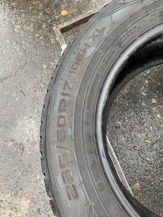 Шини 235/60 R17 пара Nokian WRSUV3 2020p 6,6мм