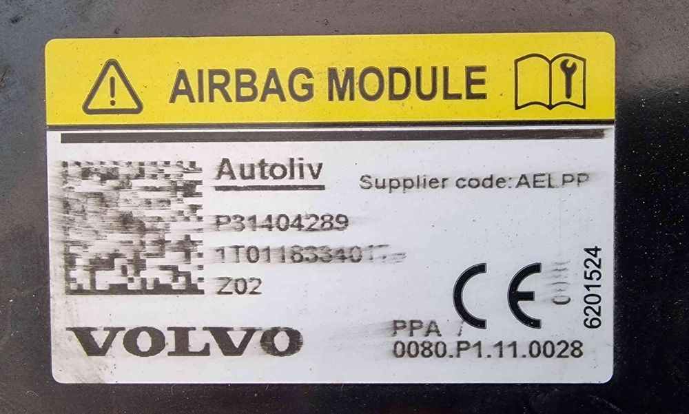 Airbag de Capot P31404289 - VOLVO V40 Hatchback